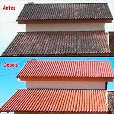 telhado lavado antes e depois telhado lavado antes e depois